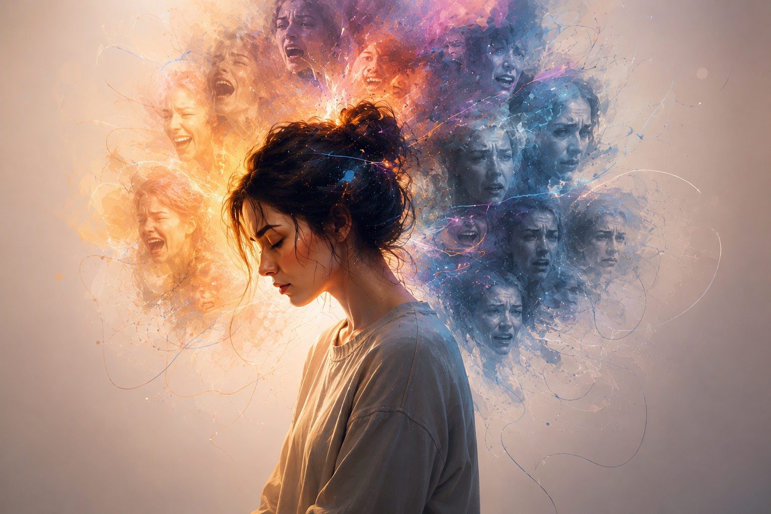 Mind explosion artistic portrait | InsideTheMind