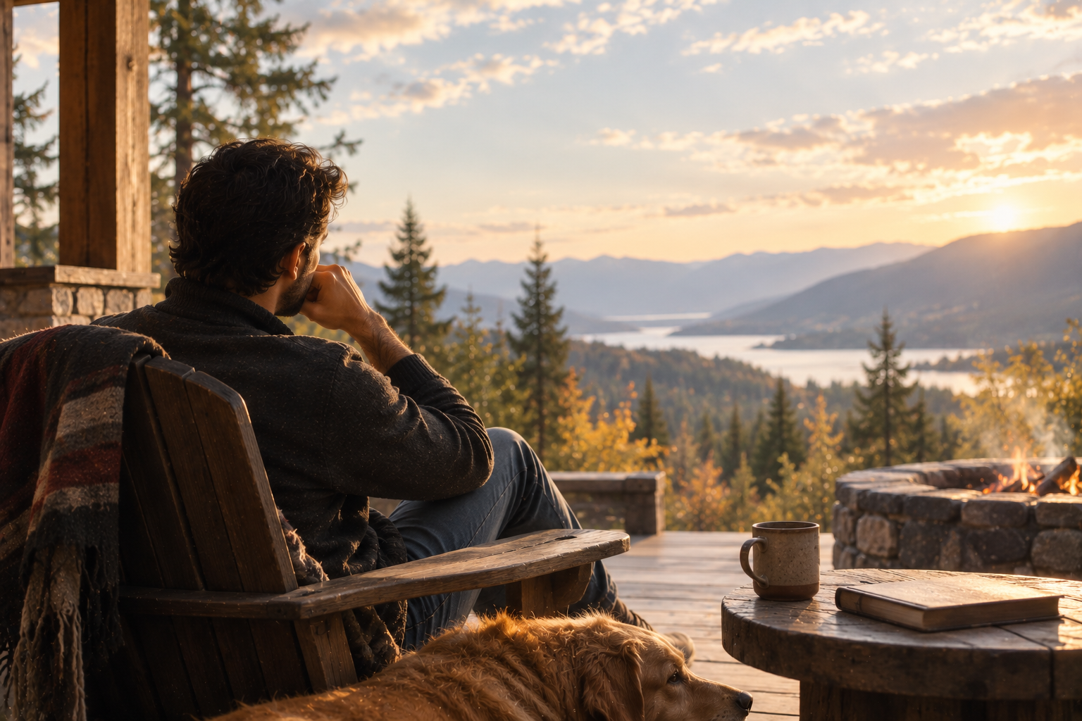 Mountain sunset view relaxation | InsideTheMind